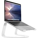 Twelve South Curve for MacBooks and Laptops | Ergonomic desktop cooling stand for home or office, white (special edition)