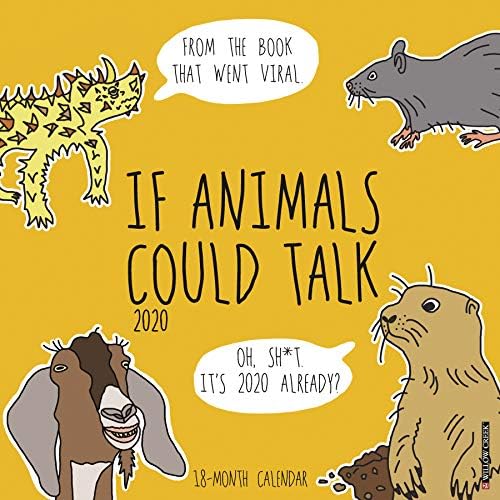If Animals Could Talk 2020 Wall Calendar