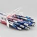 Pentel EnerGel RTX Retractable Liquid Gel Pen, Flag Barrel, Black Ink, 2-Pk (BL77USABP2A)