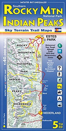 Southern Rocky Mountains Map Southern Rocky Mountain National Park & Indian Peaks Wilderness Trail Map,  4Th Edition By Sky Terrain (2015-07-11): Amazon.com: Books