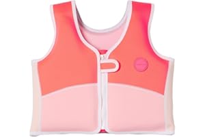 SUNNYLiFE Swim Vest - Constructed with Neoprene Plus a Secure Front Zip and Develop Water Confidence. | Toddler Swim Vest