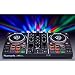 Numark Party Mix DJ Controller with Built-In Sound Card & Light Show, and DJ Software & Samson SR350 Headphones + Stereo Interconnect Cable