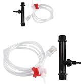 3/4 inch Venturi Injector, Venturi Fertilizer applicator for drip Irrigation Equipment That Draws in Fertilizer in Agricultural Irrigation Systems, 2 Sets