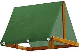 EKDJKK Playground Replacement Canopy, 90x43inch Heavy Duty Swing Set Canopy, Outdoor Swingset Shade Kids Playground Roof Canopy Waterproof Cover (Green)