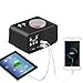 Alarm Clock Radio, AKASO Digital Alarm Clock (K1-Black)