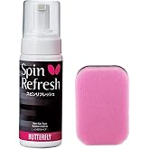 Butterfly Table Tennis Racket Care Kit - Includes Ping Pong Paddle Cleaner and Rubber Cleaner Sponge - Great Value Kit Cleans Paddle 125 Times