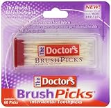 The Doctor's Brushpicks Toothpicks 60 Pick's