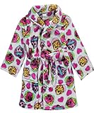 Shopkins Girls Fleece Bathrobe Robe (Little Kid)
