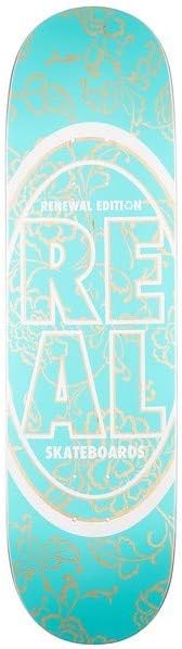 Real Skateboards Stack Oval Floral Renewal Skateboard Deck