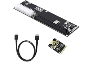 NFHK PCI-E 3.0 M.2 M-Key to Oculink SFF-8612 SFF-8611 Host Adapter for GPD Win Max2 External Graphics Card & SSD