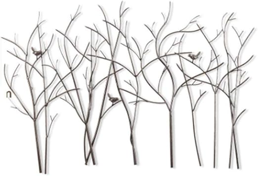 Dewufafa La Escultura Del Metal Arte De La Pared Wall Montado