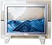 YayaCat Deep Sea Moving Sand Art Picture Sandscapes in Motion Office Desktop Art Decor Mini Size Blue 7