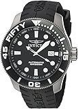 Invicta Men's 'TI-22' Automatic Titanium and Silicone Casual Watch, Color Black (Model: 20519)