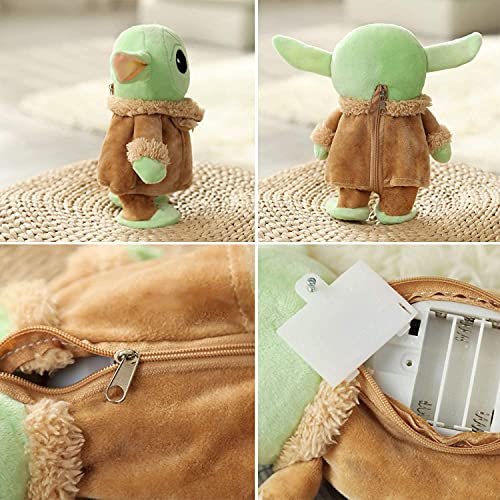 Talking Baby Yoda Plush Doll,Walking Baby Yoda Plushie Repeat What You