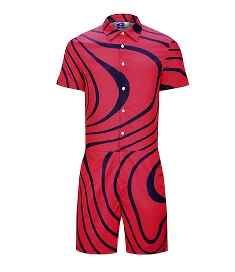 polyester mens jumpsuit