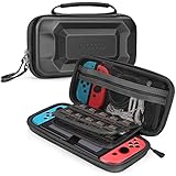 Moocoo Carrying Case for Nintendo Switch, Dual Protection Switch Hard Cover Portable with Large Capacity Protective Travel Shell for Nintendo Switch Console &amp; Accessories with 20 Game Cartridges