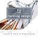Tenmon PU Material Marble Design Makeup Brush Holder for Concealer Brush Eye Shadow Brush Angled Liner Brush Eyeliner Brush Blending Brush
