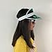 Yuanhe Green Poker Casino Visor - 5 Pack Las Vegas Dealer Costume Hat
