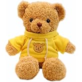 Sibupue Teddy Bear Stuffed Animals Soft Plush Cute Teddy Bear Doll for Boys Girls 11.8in (taidi Xiong huanse)