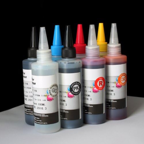 iEagle Brand - Compatible CISS Refill Ink Bottles (800ml, 100ml per color) 159 For Epson stylus photo R2000