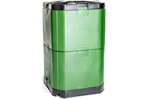 Exaco Aerobin 400 Insulated Compost bin, 113 Gallon, Green