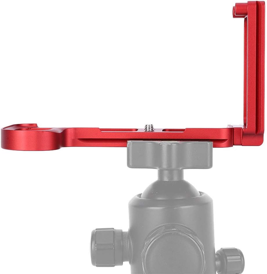 Vertical L Bracket Mount Quick Release Plate Hand Grip for Z6 Z7 Mirrorless Camera(Red) - Image 5