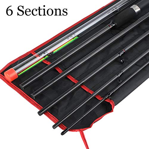 Sougayilang Feeder Rute mit 3 Spitzen Protable Angelrute Spinnerei Casting Reiserute Vollsortiment Action Karpfen – Bild 7