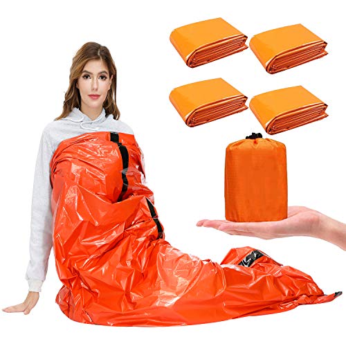 SAINUOD Emergency Sleeping Bag Waterproof Blanket Thermal Survival