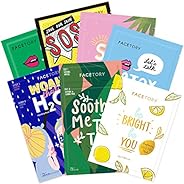 FaceTory Best of Seven Facial Masks Collection - Hydrate, Brighten, Soothe, Revitalize, Nourish, Purify Skin -