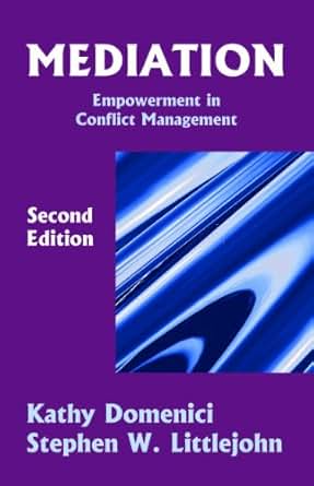 Mediation Empowerment In Conflict Management Kindle
