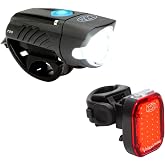 NiteRider Swift 700 + Vmax+ 180 Front &amp; Rear Bike Light Combo | 700 Lumen Front &amp; 180 Lumen Rear Lights | USB-C Rechargeable, Lightweight IP64, 12 Total Modes for Bike Safety, Commuting, Night Riding