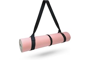 Fyroxx Yoga Mat carrier, premium yoga strap for carrying yoga mats with adjustable Velcro strap, suitable for carrying most sizes of yoga mats, free your hands, soft and durable