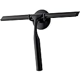 Ettori Shower Squeegee for Glass Doors, Squeegee for Shower Door, Window and Car Glass, Mirrors - All-Purpose Stainless Steel