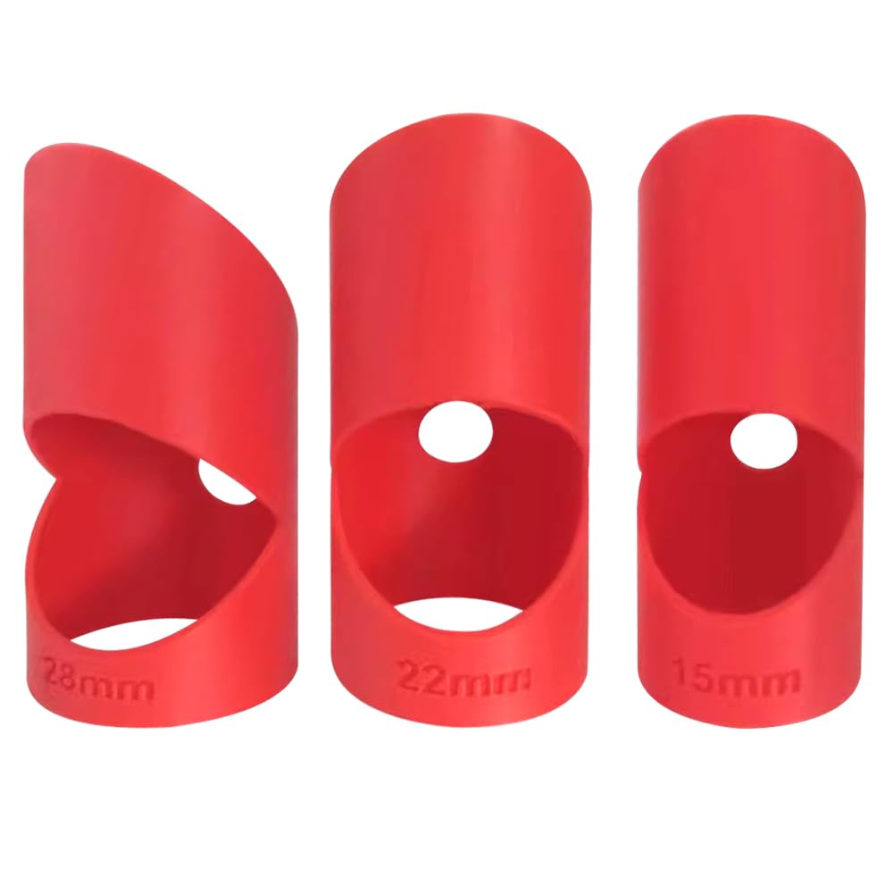 LYPPUL Pipe Lagging Insulation Foam Cutter Tool for 15mm, 22mm, 28mm, Lagging Jig for Copper, Pipe Lagging Mitre Tool, Pipe Insulation, Ideal Foam Pipe Cutter Slice for 45 Degree Angles