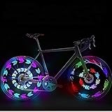 GOWEII 2 Pack Colorful and Bright LED Bicycle Spoke Lights for Bike Wheels Decoration (Type#1(Two Pieces))