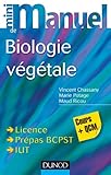 MINI MANUEL; de biologie végétale ; cours et QCM/QROC by