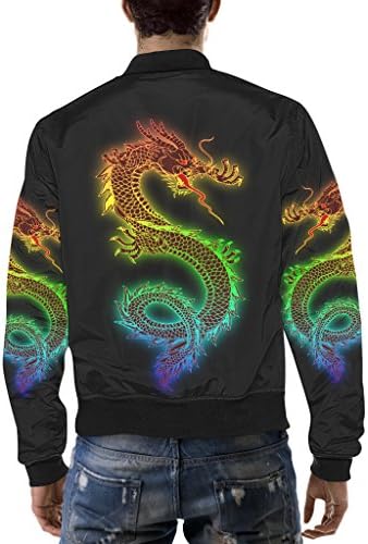 teesorange Color Dragon Men's Bomber Jacket