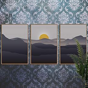 3 Piece Framed Canvas Wall Art for Living Room, Bedroom Nordic Style Theme Canvas Prints for Home Decoration Ready to Hang - 16"x24"x3 Panels