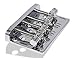 Bass Guitar Bridge 57 Millimeter 4 String Thru Body or Bridge Chrome