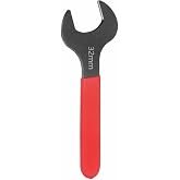 HARFINGTON Single Open End Wrench 32mm Metric 15 Degree Offset Angle U-Shaped Open Ended Spanner Small Flat Head Blackening Wrench with Red Shank for Automotive Repair Furniture Assembly