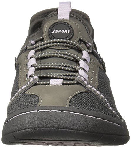 JSport by Jambu Women's Tahoe Encore Sneaker, Dark Grey/Orchid, 10 Medium US - Thumbnail 4