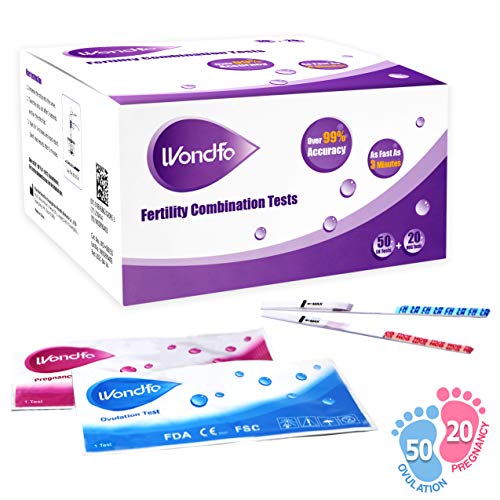 Wondfo Ovulation Test Strips and Pregnancy Test Strips Kit - Rapid Test Detection for Home Self-Checking Urine Test (50 LH + 20 HCG/Box) - Thumbnail 7