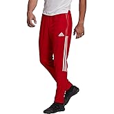 adidas Men's Tiro 21 Track Pants, White-black,