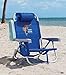 Tommy Bahama 3 Pack Backpack Beach Chair Blue with Sailfish Logo