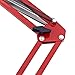 GB-Tech Upgraded Professional Adjustable Desktop Microphones Boom Arm Suspension Mic Scissor Arm Stand Holder for Blue Yeti Snowball Microphone and Blue Yeti Nano(Red)