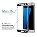 Wonshop Galaxy S7 Edge Screen Protector, 3D Tempered Glass with 9H Hardness Full Coverage Ultra HD Clear Anti-Bubble Scratch Proof Military Grade Screen Cover - Black