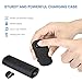 BUTEO True Wireless Earbuds with Charging Case Newest Stereo Bluetooth Earbuds with Mic Handsfree Bluetooth V4.2 Wireless Earphone Sport Headset for Bluetooth Devices Stable/Fashion/Portable (black)