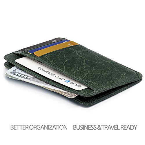 Otto Genuine Leather Wallet Bank Cards, Money, Driver's License - Unisex