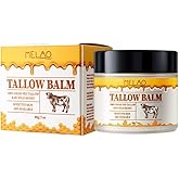 Honey Peptide Tallow Balm - Natural Skin Firming Moisturizer, Hydrating Skincare for Sensitive Face & Body