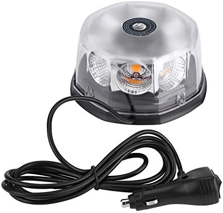 Qiiluユニバーサル6 3 3 1インチ8 Led12 24v車のルーフ車の警告トーチ